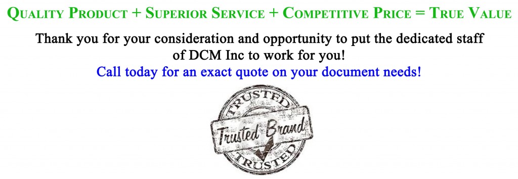 Trusted Brand of DCM Inc